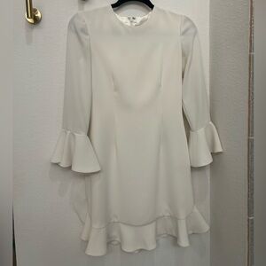 Jill Stuart (Anthropologie/BHLDN) White Long Sleeve Dress